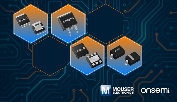 贸泽电子授权代理安森美丰富的半导体和电子元器件产品组合